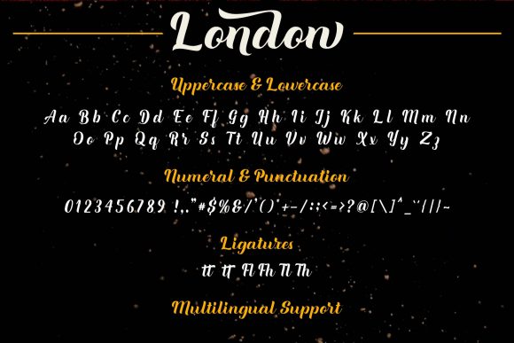 London Font Poster 7