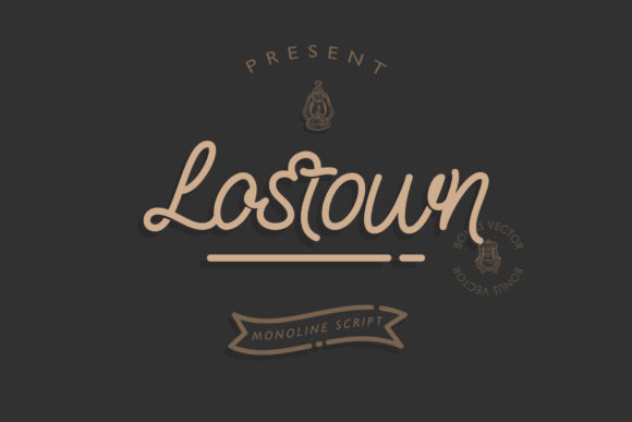 Lostown Font Poster 2