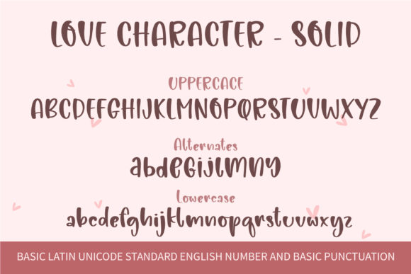 Love Font Poster 3