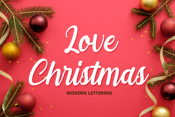 Love Christmas Font