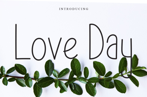 Love Day Font Poster 1