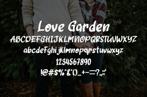 Love Garden Font Poster 5