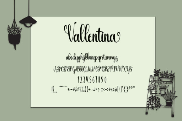 Love Vallentina Duo Font Poster 7