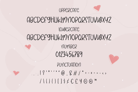 Love You Too Font Poster 3