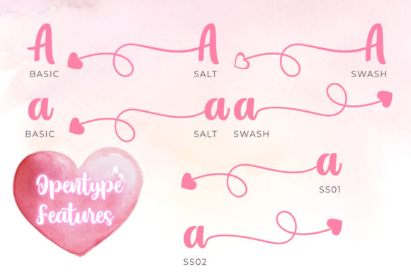 Lovely Aisha Font Poster 6