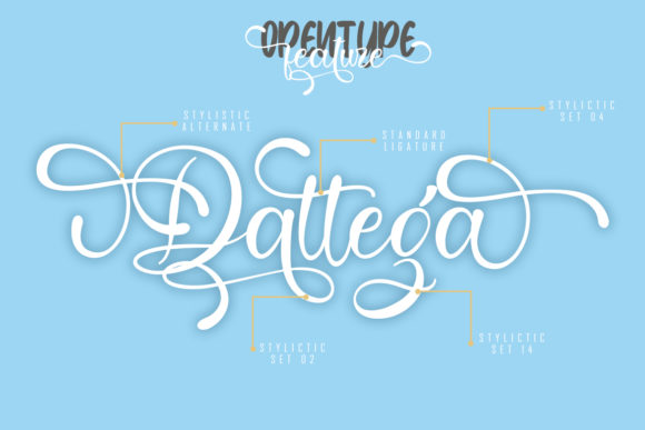 Lovely Dattega Font Poster 3