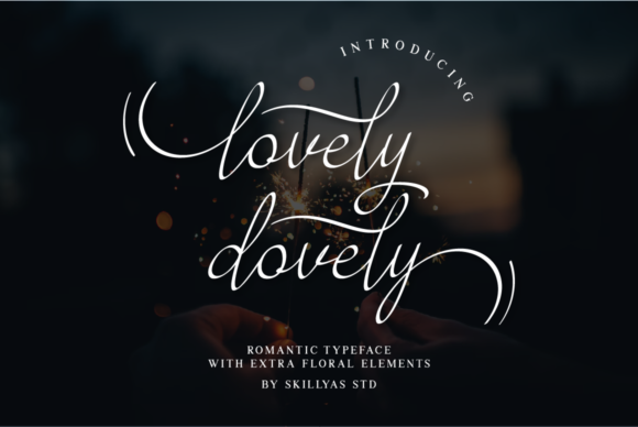 Lovely Dovely Font Poster 1