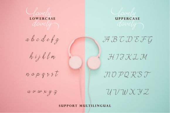 Lovely Dovely Font Poster 7