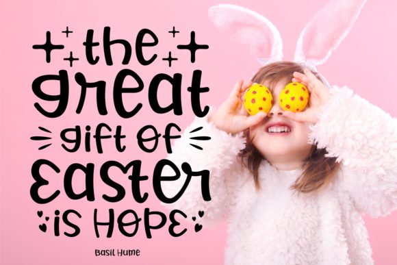 Lovely Easter Font Poster 2