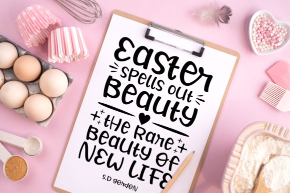 Lovely Easter Font Poster 4