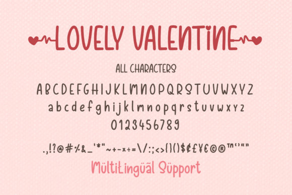 Lovely Valentine Font Poster 7