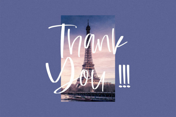 Loving Paris Font Poster 11