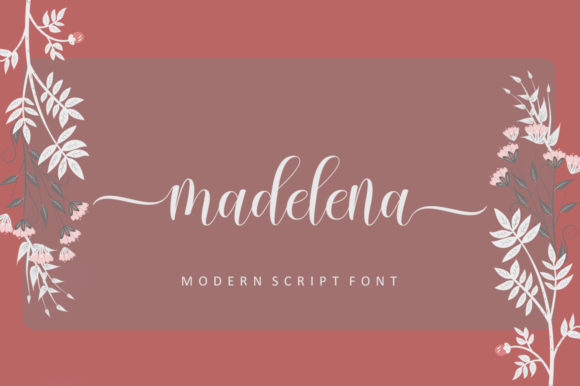 Madelena Font Poster 4