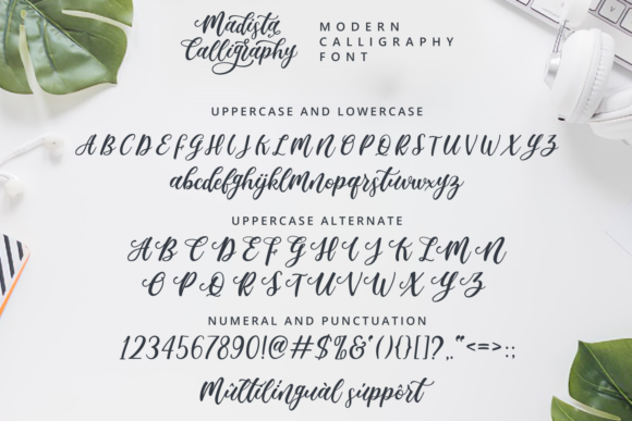 Madista Calligraphy Font Poster 9