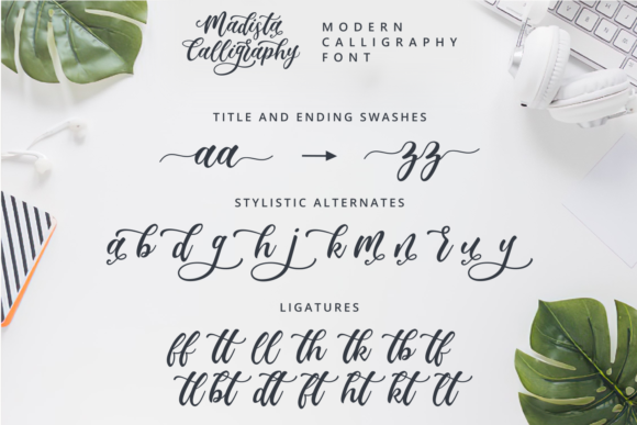 Madista Calligraphy Font Poster 10