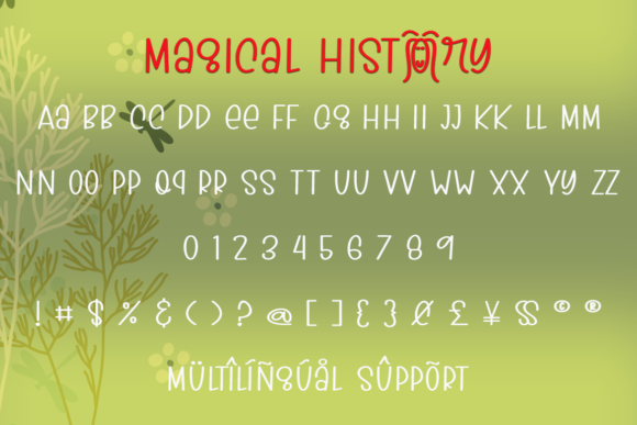 Magical History Font Poster 7