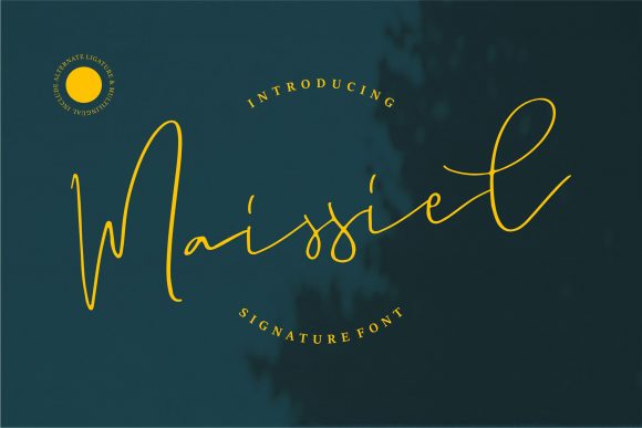 Maissiel Font Poster 1