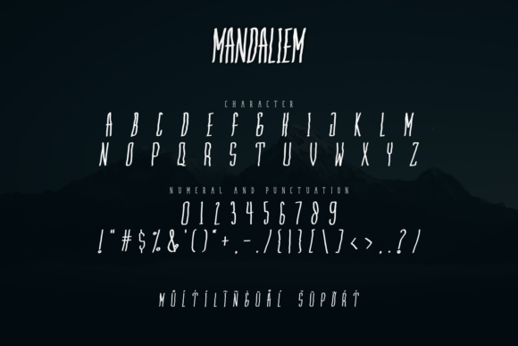 Mandaliem Font Poster 5