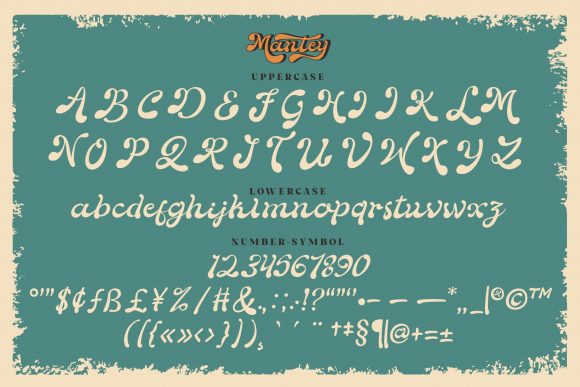 Mantaey Font Poster 8