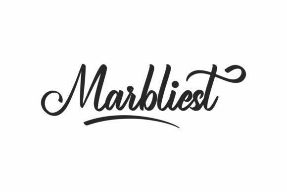 Marbliest Font Poster 1