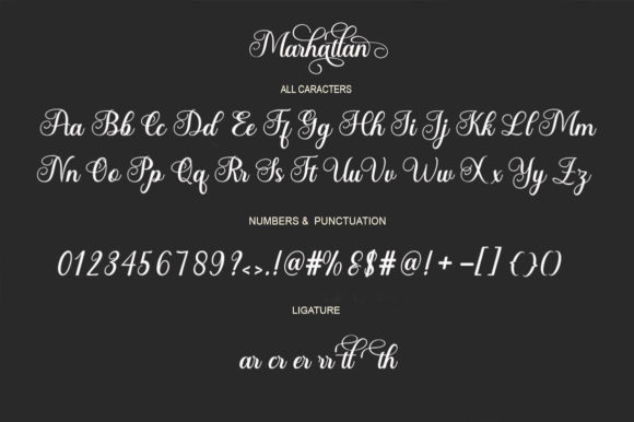 Marhattan Font Poster 7