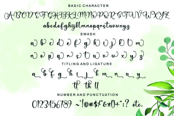 Mathella Font Poster 9