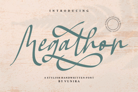 Megathon Font Poster 1