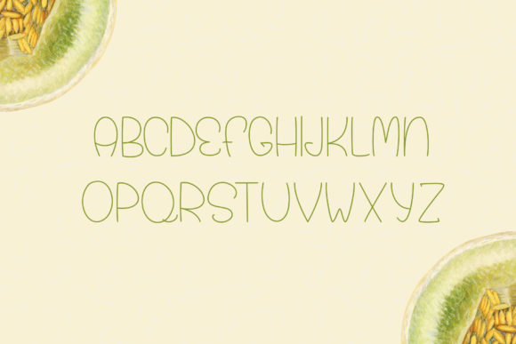 Melon Font Poster 9