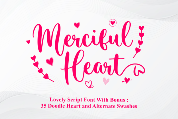 Merciful Heart Font Poster 1