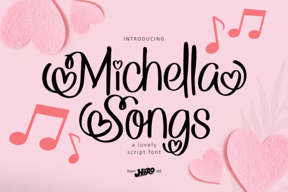 Michella Songs Font Poster 1