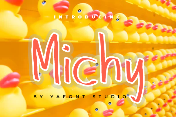 Michy Font Poster 2
