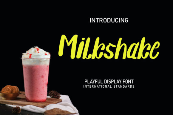 Milkshake Font Poster 1