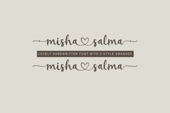 Misha Salma Font Poster 3