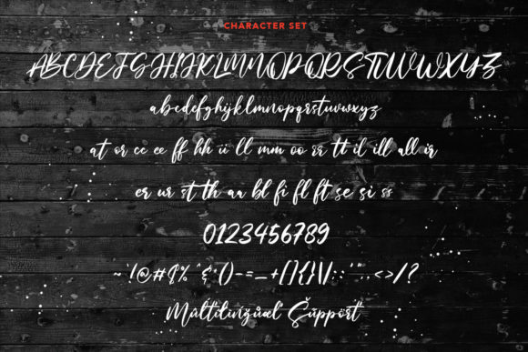 Mistychain Font Poster 8