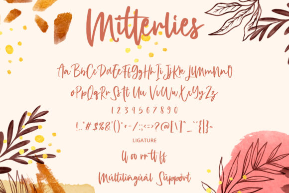 Mitterlies Font Poster 8