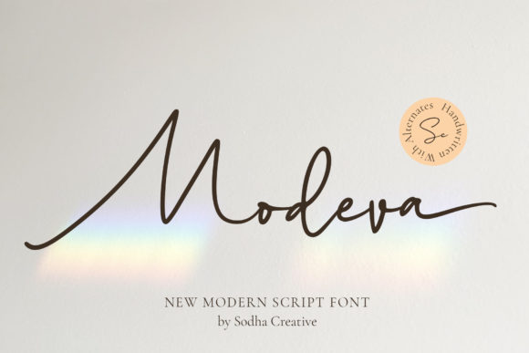 Modeva Font Poster 1