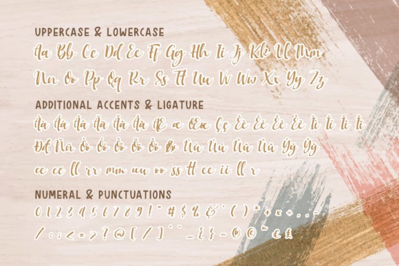 Mokalatte Font Poster 9