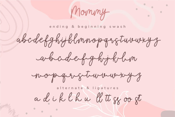 Mommy Font Poster 11