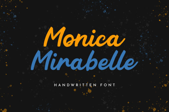 Monica Mirabelle Font Poster 2