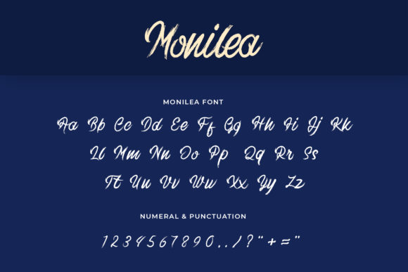 Monilea Font Poster 4