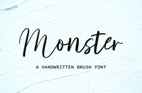 Monster Font Poster 1