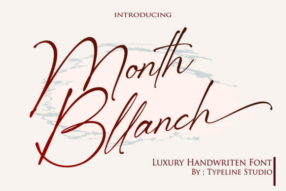 Month Bllach Font Poster 9