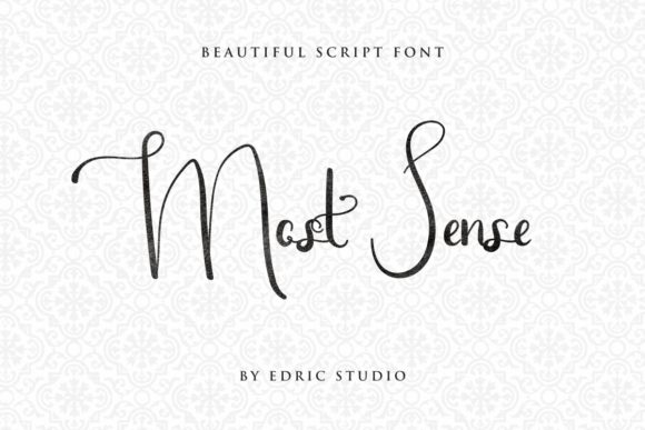 Most Sense Font Poster 2