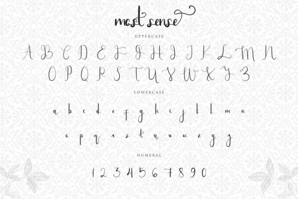 Most Sense Font Poster 5