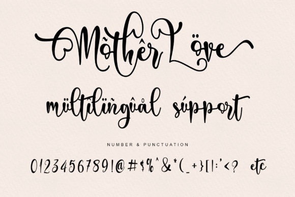 Mother Love Font Poster 10