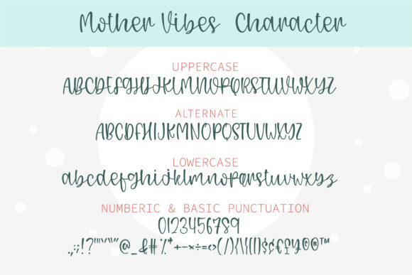 Mother Vibes Font Poster 3