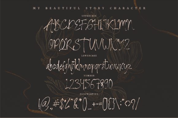 My Beautiful Story Font Poster 10