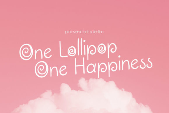 My Lollipop Font Poster 2