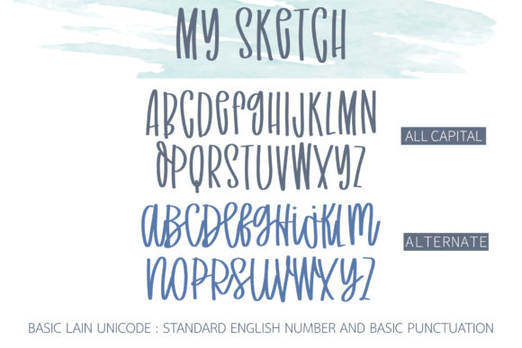 My Sketch Font Poster 2