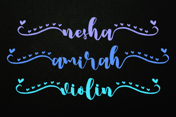 Nesha Font Poster 2